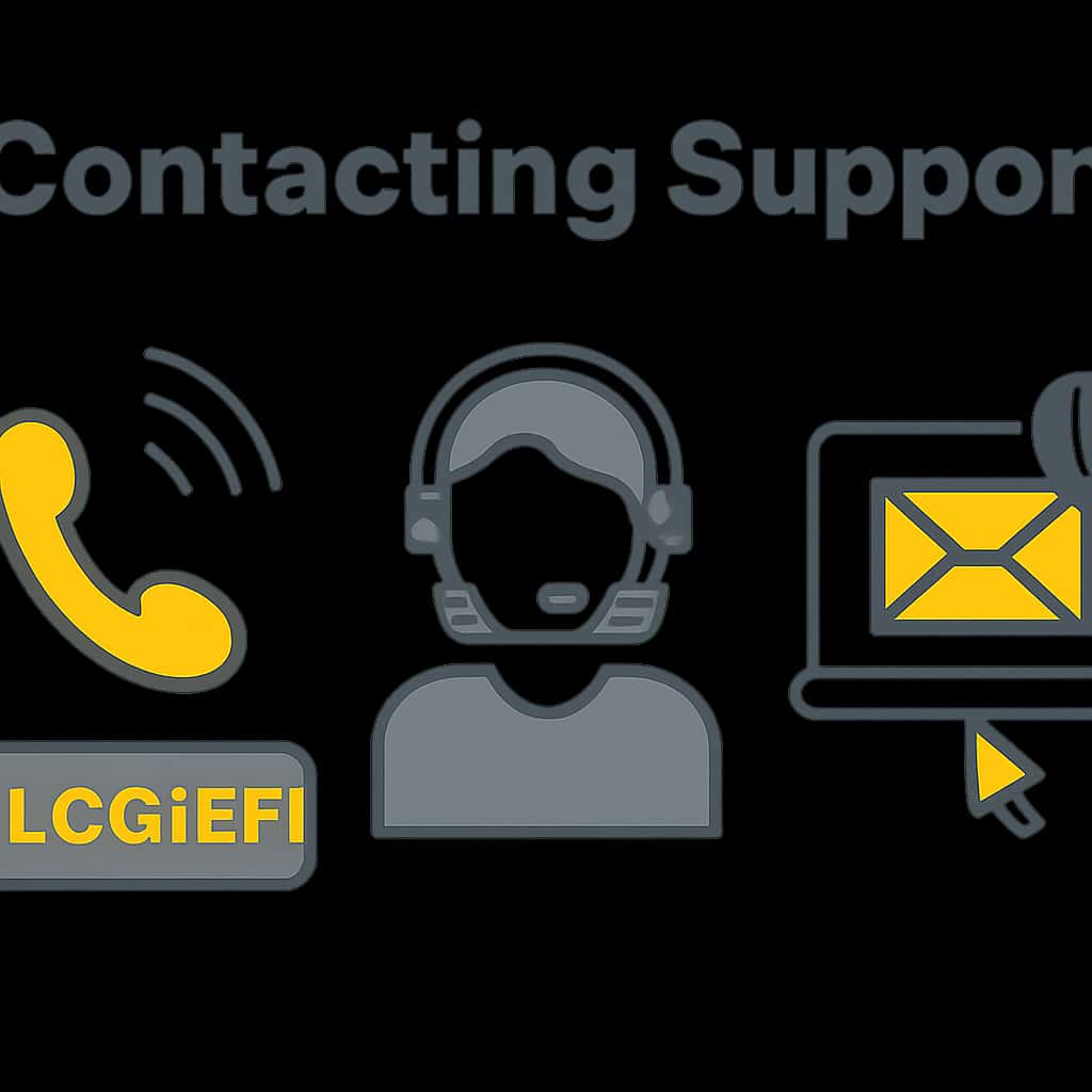An educational illustration on how to reach LCG Bet Support.