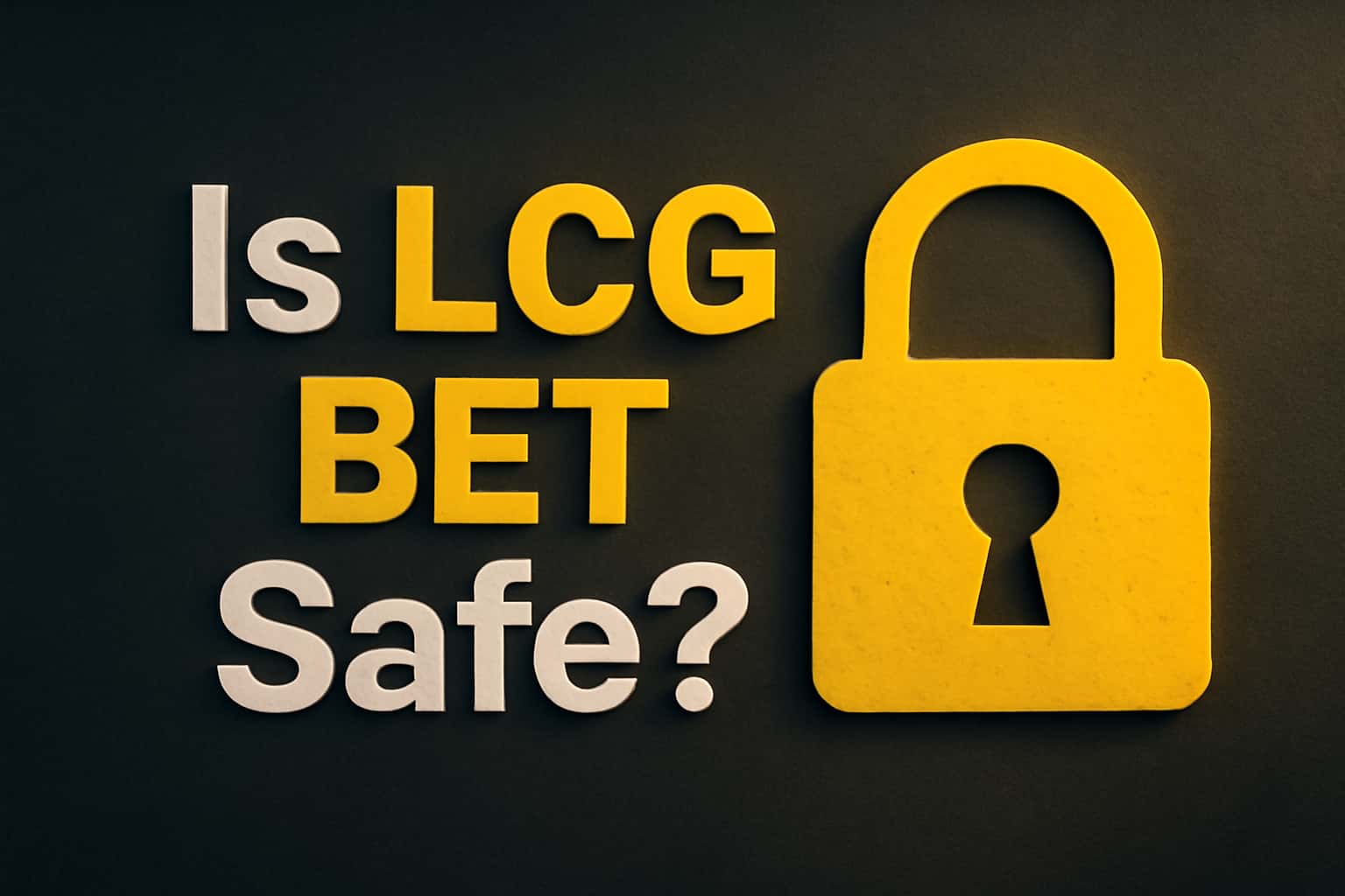 An informative visualization about LCG Bet safety features with clean typography.
