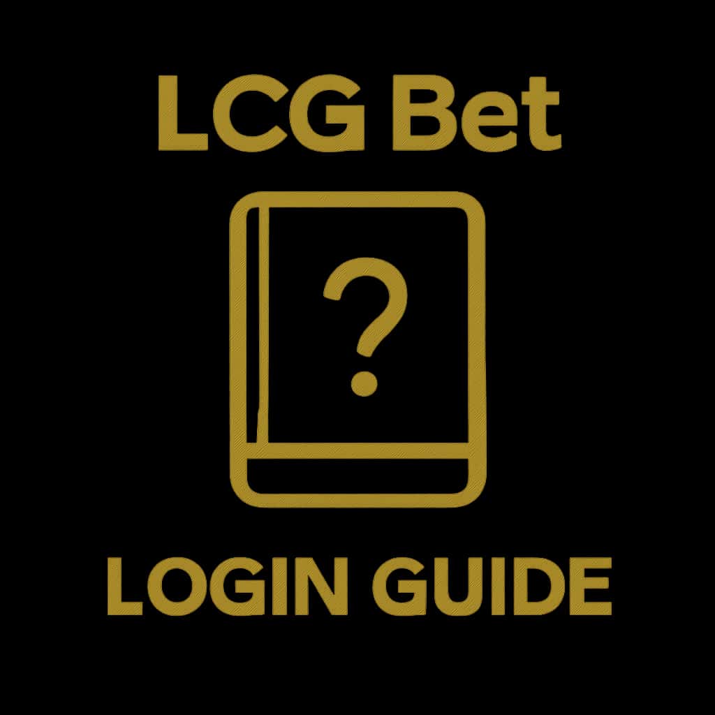 An icon representing LCG Bet aimed at guiding users through the login process.