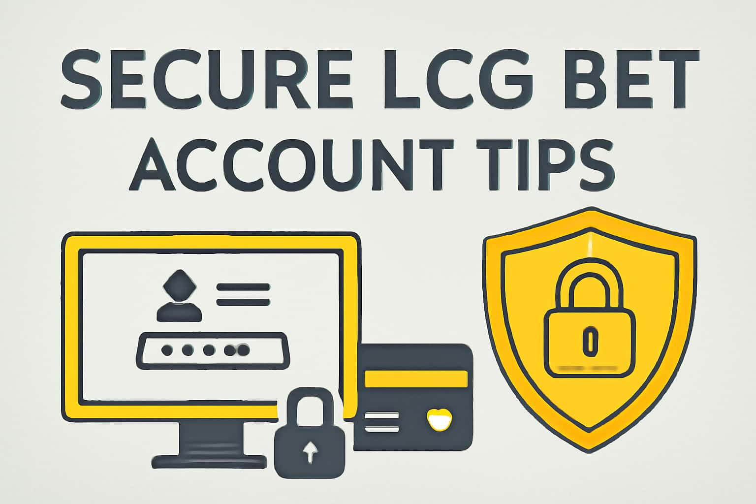 An educational representation of securing an online account, highlighting the importance of security features.